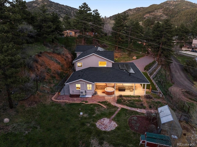 2571 SW Grapevine Rd, Idledale, CO 80453 - view of subject property with a mountainous background