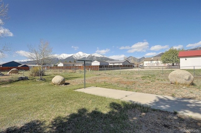 164 Robert Dr, Buena Vista, CO 81211 - view of yard featuring a mountain view