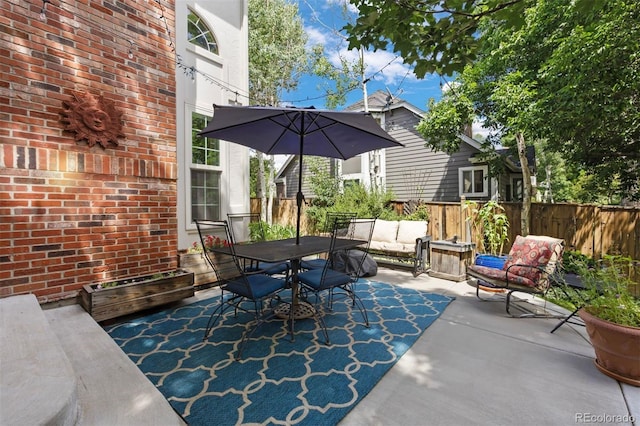 16268 E Belleview Dr, Centennial, CO 80015 - view of patio with outdoor dining space