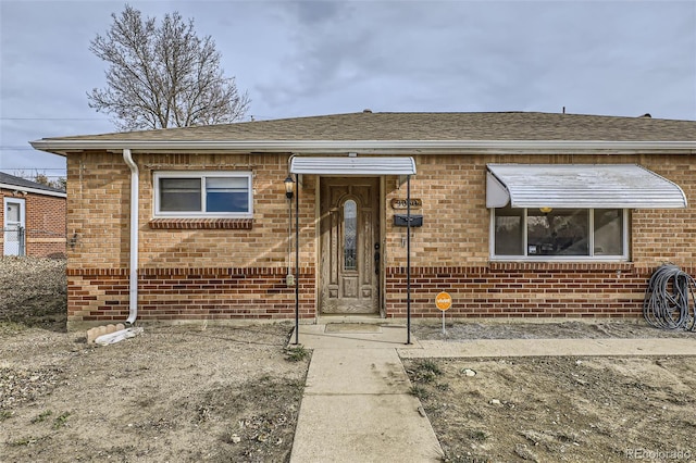 view of front of home