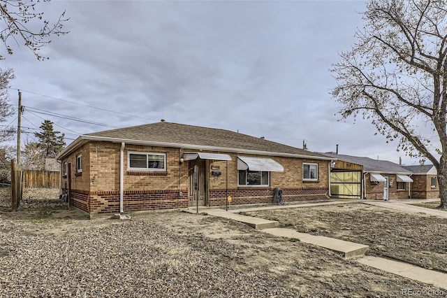 view of ranch-style home