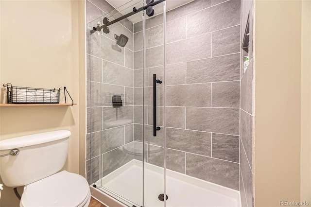 2684 S Adams St, Denver, CO 80210 - full bathroom featuring toilet and a shower stall