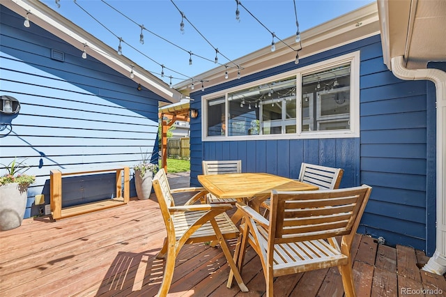 2684 S Adams St, Denver, CO 80210 - deck featuring outdoor dining space