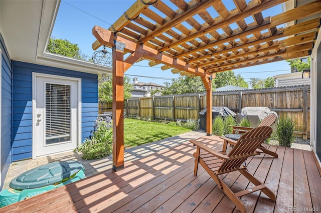 2684 S Adams St, Denver, CO 80210 - wooden deck featuring a pergola