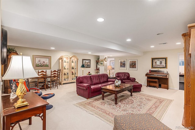 16929 W 63rd Ln, Golden, CO 80403 - living area featuring carpet floors and recessed lighting