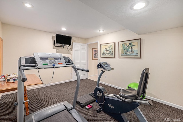 16929 W 63rd Ln, Golden, CO 80403 - exercise room with carpet and recessed lighting