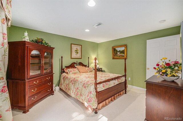 16929 W 63rd Ln, Golden, CO 80403 - bedroom featuring light colored carpet and recessed lighting