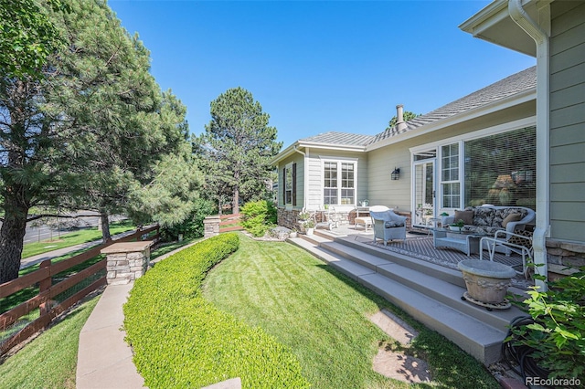 16929 W 63rd Ln, Golden, CO 80403 - view of yard with outdoor lounge area