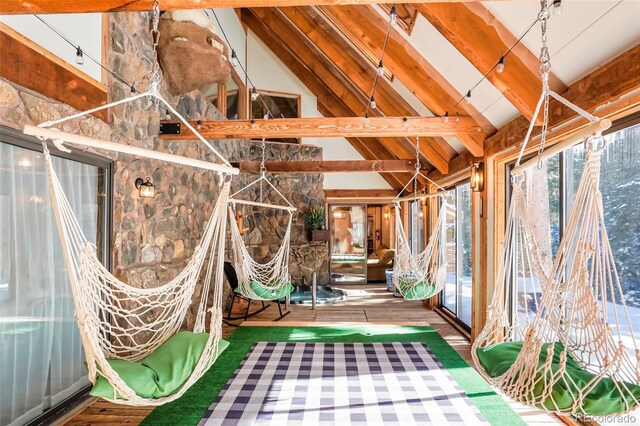 3237 Mill Creek Rd, Dumont, CO 80436 - view of unfurnished sunroom