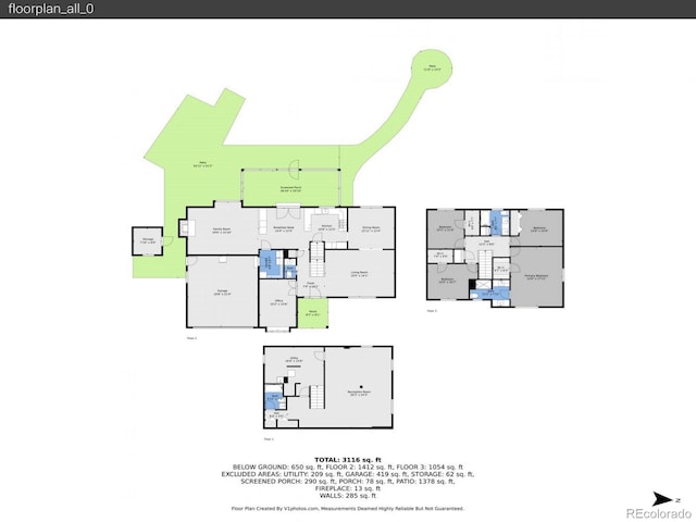 7335 S Milwaukee Way, Centennial, CO 80122 - view of home floor plan
