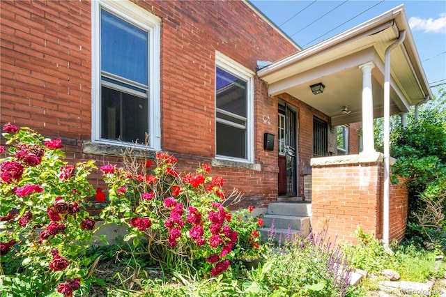22 E Bayaud Ave, Denver, CO 80209 - entrance to property with brick siding