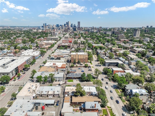 22 E Bayaud Ave, Denver, CO 80209 - aerial view of city skyline