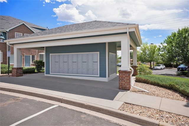 surrounding community featuring mail boxes