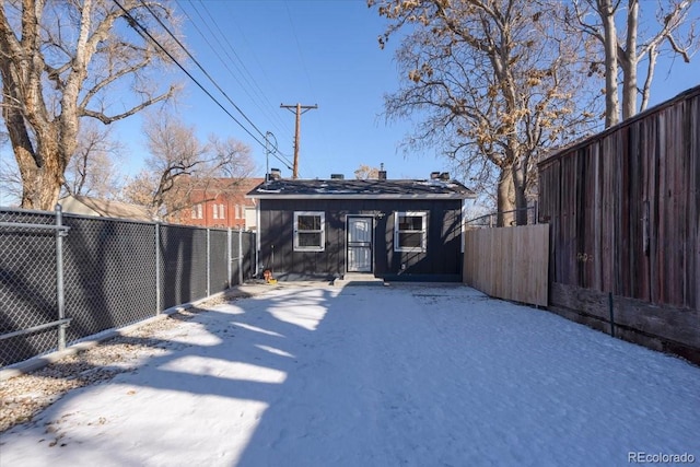 813 E B St, Pueblo, CO 81003 - rear view of property with an outbuilding
