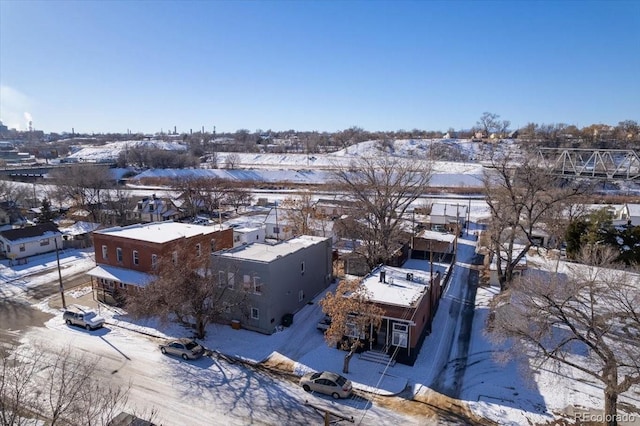 813 E B St, Pueblo, CO 81003 - view of snowy aerial view