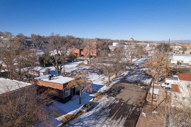 813 E B St, Pueblo, CO 81003 - view of snowy aerial view