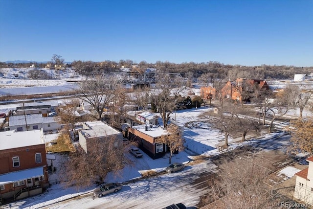 813 E B St, Pueblo, CO 81003 - view of snowy aerial view