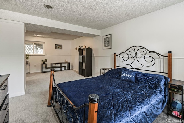 8410 Gray St, Arvada, CO 80003 - carpeted bedroom with a textured ceiling and crown molding