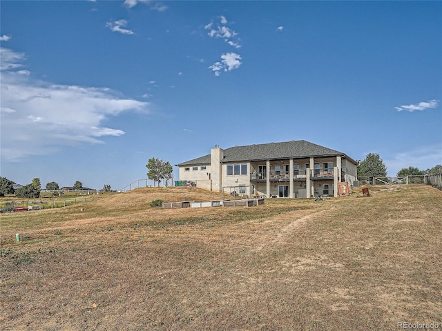 view of back of property