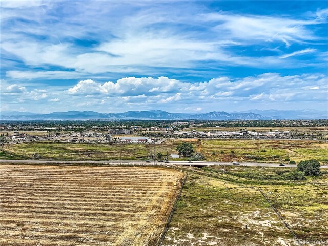 mountain view featuring a rural view