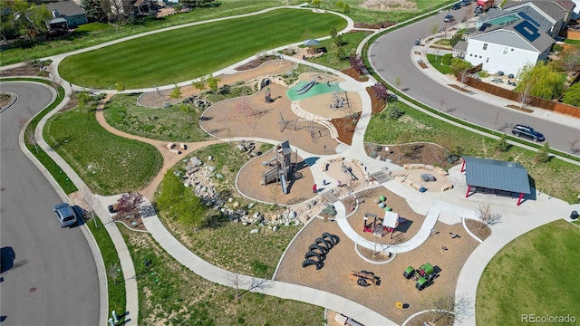 drone / aerial view