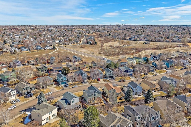 drone / aerial view featuring a residential view