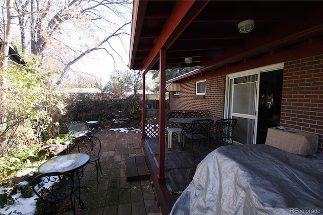 view of patio