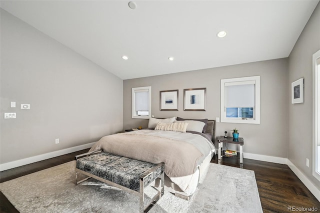 445 Forest St, Denver, CO 80220 - bedroom featuring recessed lighting and dark wood finished floors