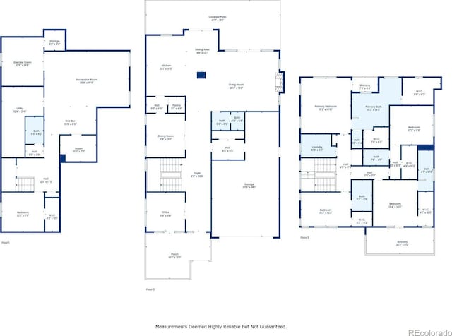 445 Forest St, Denver, CO 80220 - view of floor plan / room layout