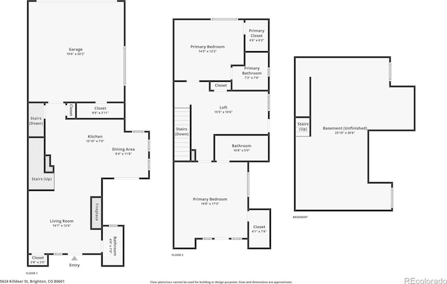 5624 Killdeer St, Brighton, CO 80601 - floor plan / room layout