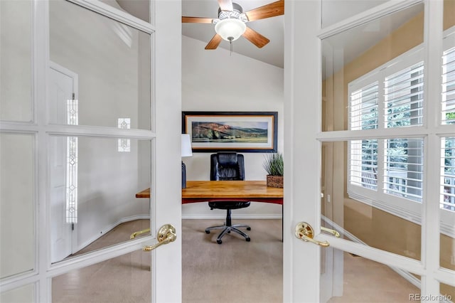 6633 E 166th Pl, Brighton, CO 80602 - office space featuring carpet floors, ceiling fan, and baseboards