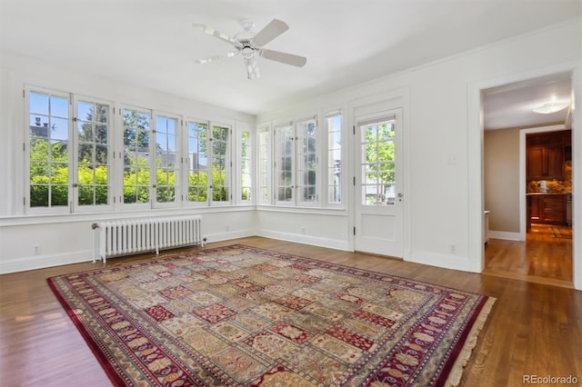 2222 E 7th Avenue Parkway, Denver, CO 80206 - unfurnished sunroom with radiator heating unit and french doors