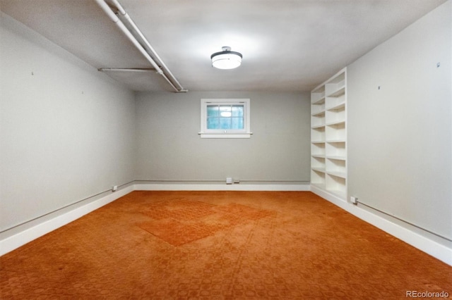 2222 E 7th Avenue Parkway, Denver, CO 80206 - below grade area featuring carpet floors and baseboards