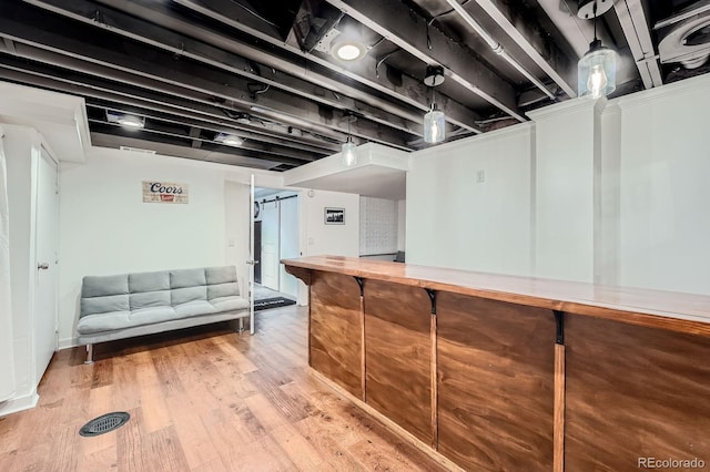 2286 S Pitkin Way Unit A, Aurora, CO 80013 - below grade area featuring light wood-style floors