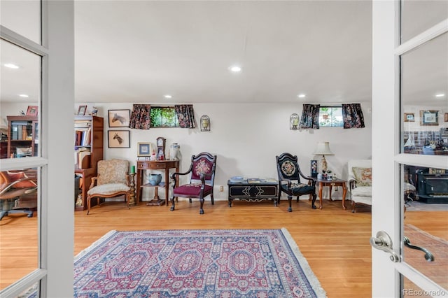 1475 S Monaco St Parkway, Denver, CO 80224 - living area with wood finished floors and recessed lighting