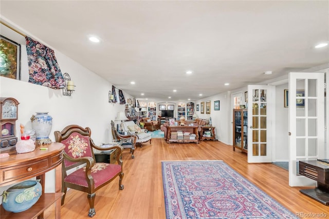 1475 S Monaco St Parkway, Denver, CO 80224 - living room featuring wood finished floors and recessed lighting