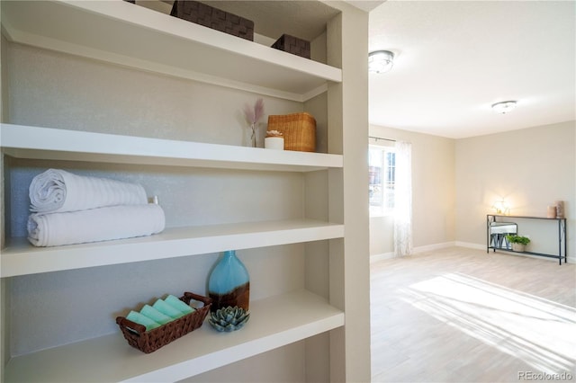 room details featuring hardwood / wood-style flooring