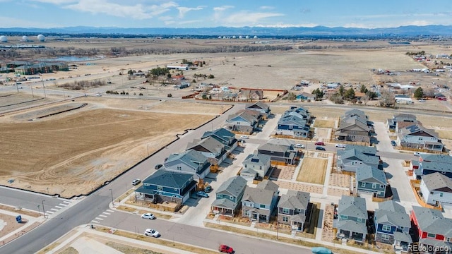 21821 E 7th Ave, Aurora, CO 80018 - bird's eye view featuring a mountain view and a residential view