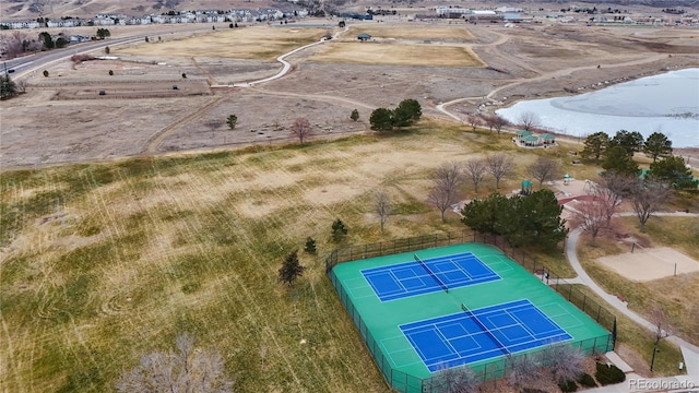 bird's eye view featuring a rural view