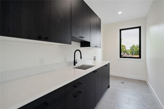 kitchen featuring sink