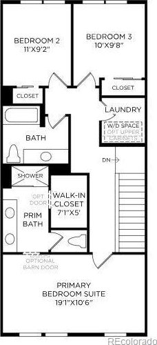 6285 N Kirk St, Aurora, CO 80019 - floor plan / room layout