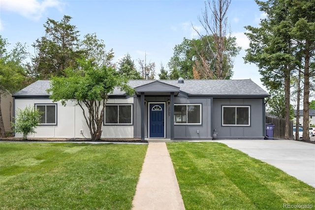 3065 S Eudora St, Denver, CO 80222 - ranch-style house featuring roof with shingles