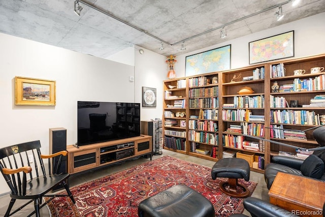 1610 Little Raven St Unit 302, Denver, CO 80202 - sitting room with track lighting