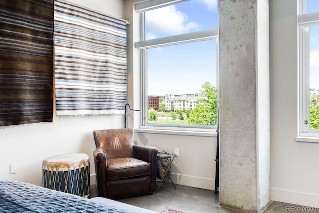 1610 Little Raven St Unit 302, Denver, CO 80202 - bedroom with baseboards and concrete floors