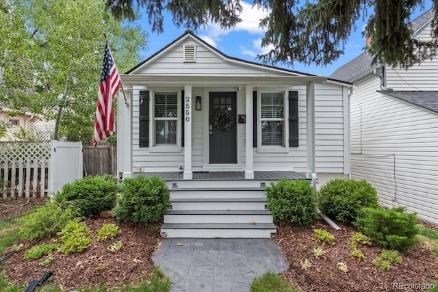 view of bungalow-style house