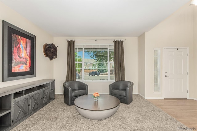 7852 Solstice Way, Castle Rock, CO 80108 - living area featuring baseboards and light wood finished floors