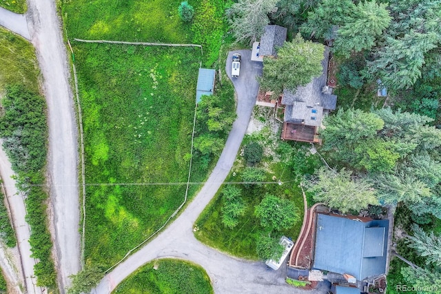 8758 S Murphy Gulch Rd, Littleton, CO 80127 - aerial overview of property's location with property parcel outlined