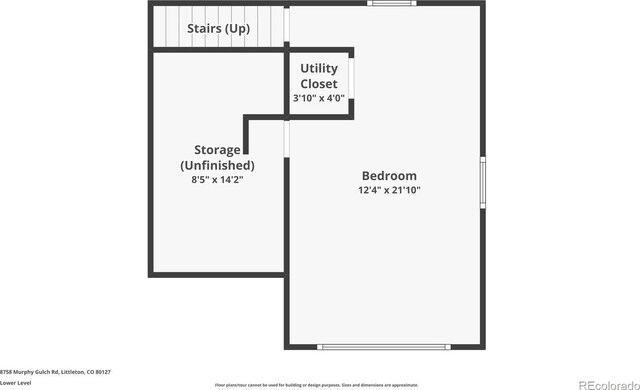 8758 S Murphy Gulch Rd, Littleton, CO 80127 - view of room layout