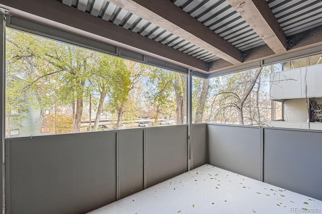 view of patio / terrace with a balcony