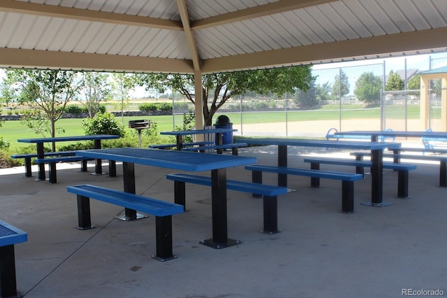 view of property's community featuring a gazebo